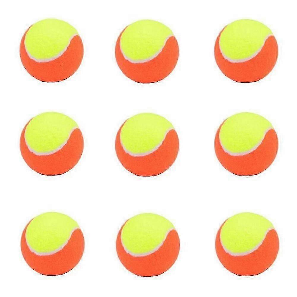 9 Pcs High-Quality Elastic Rubber Beach Tennis Balls