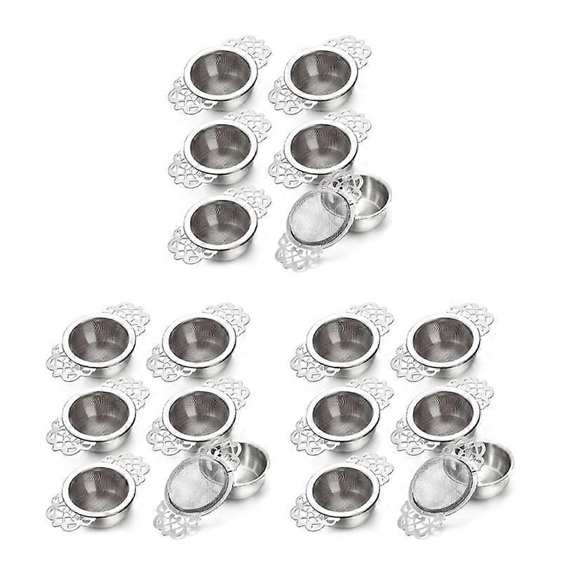 A69e18x Tea Strainers With Drip Bowl,2.5 Inch Tea