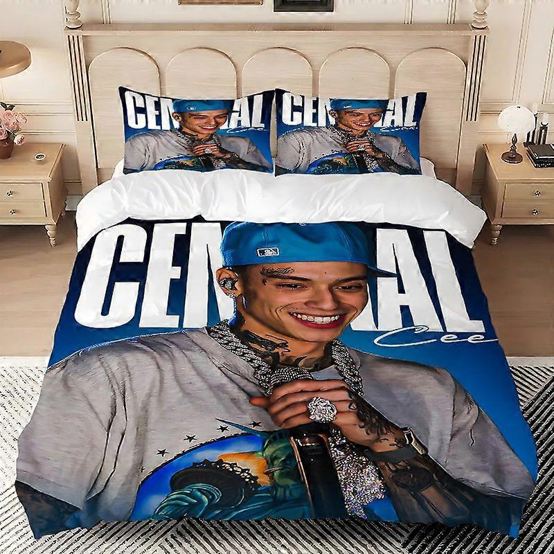 GEN Cee Rap Theme Printed Bedding Set  Polyester Durable