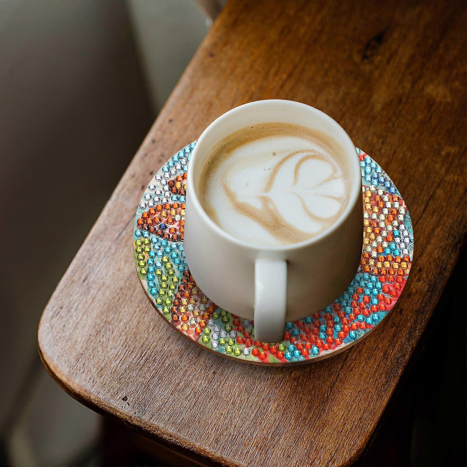 Ocean Design Diamond Dotting Coasters for Home 8Pcs DIY Set