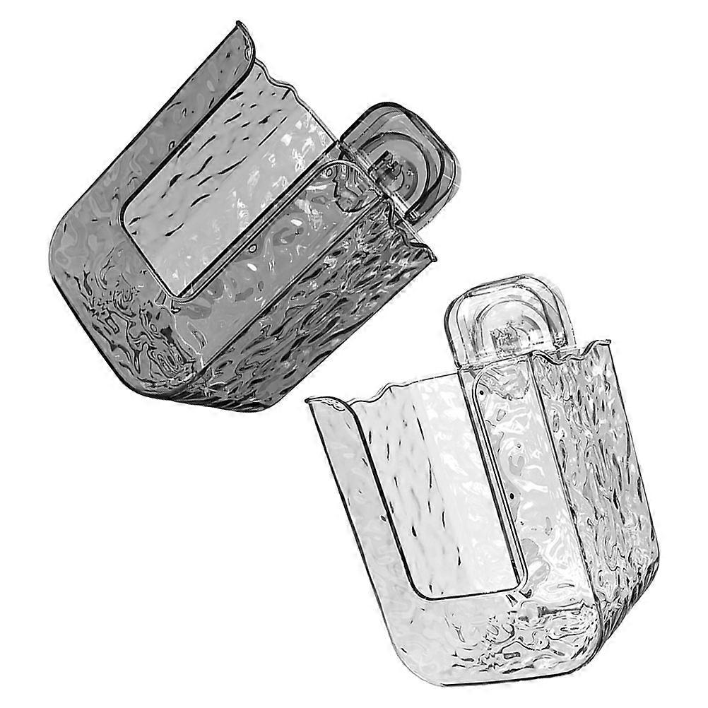 Wet Wipe Box Kitchen Storage Box for Bathroom Use 2Pcs Suction Mounted