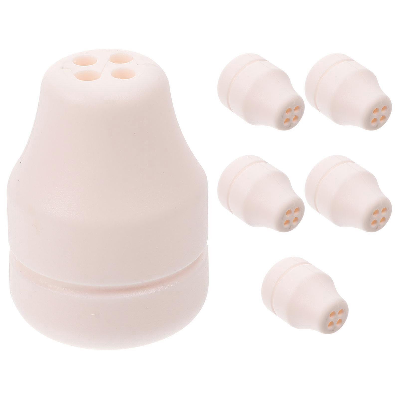 6 pcs Functional Window Blind Cord Knobs Plastic Tassel Pull End for Shades
