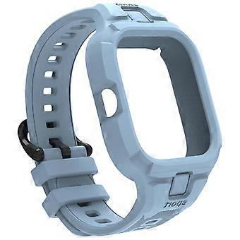 Silikone urrem til smartwatch justerbar sportsrem komfortabel silikone urrem egnet til Watch 4