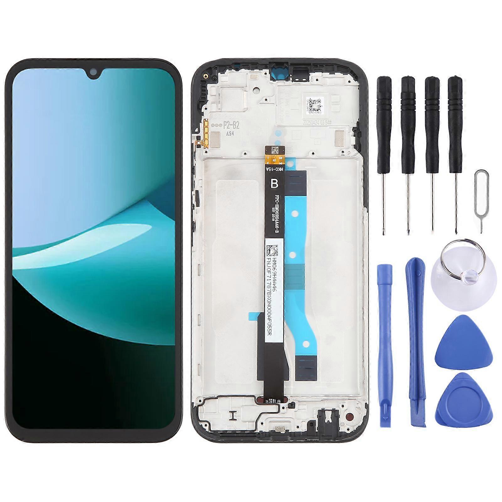 For Xiaomi Redmi 15C 4G EU Version COMPATIBLE LCD Screen Digitizer Full Assembly with Frame
