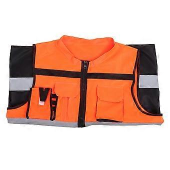 Reflective Safety Vest High Visibility Vest for Outdoor Use Assorted Color