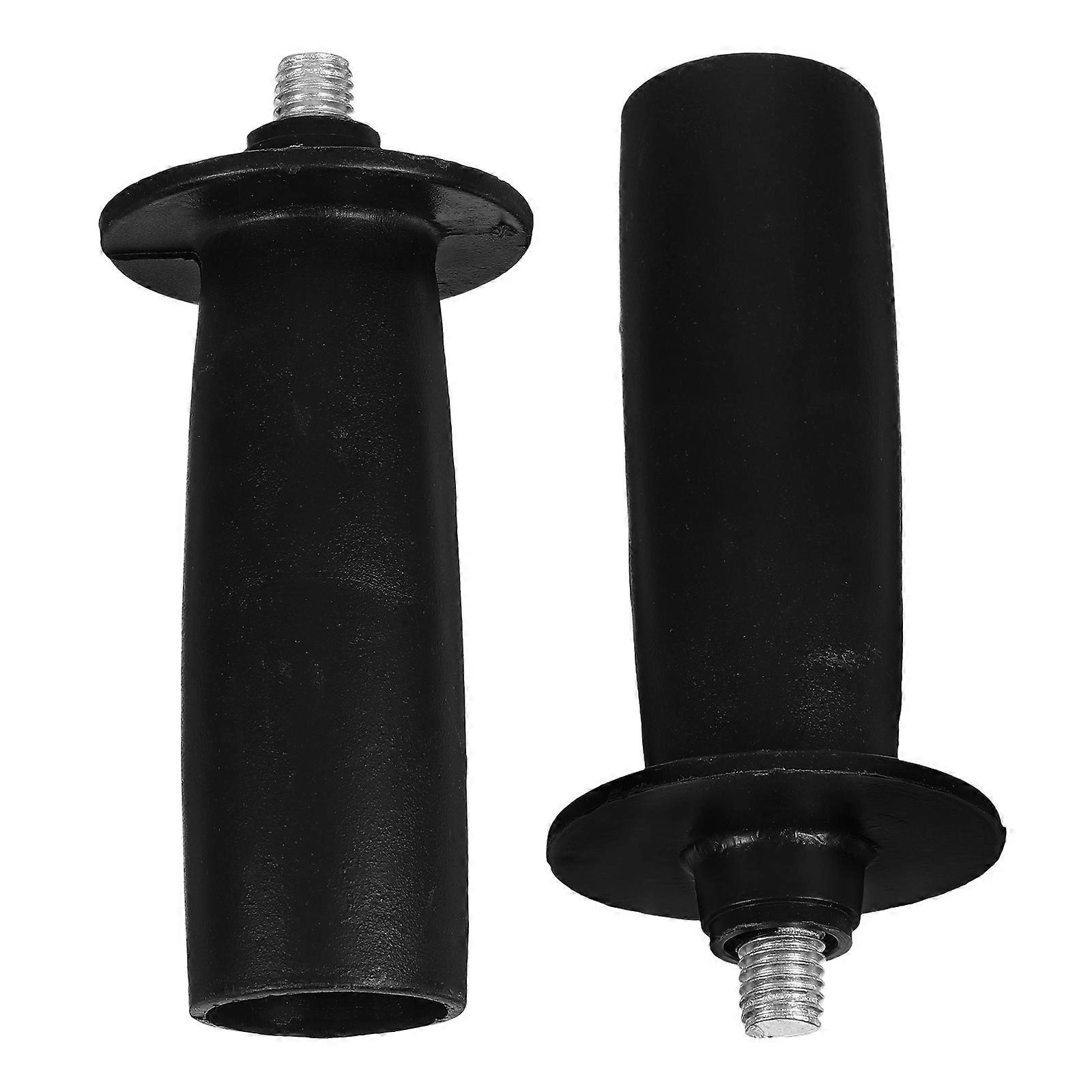 Angle Grinder Handle Replacement Comfortable Thread Auxiliary 2Pcs Non-Slip Black Handle