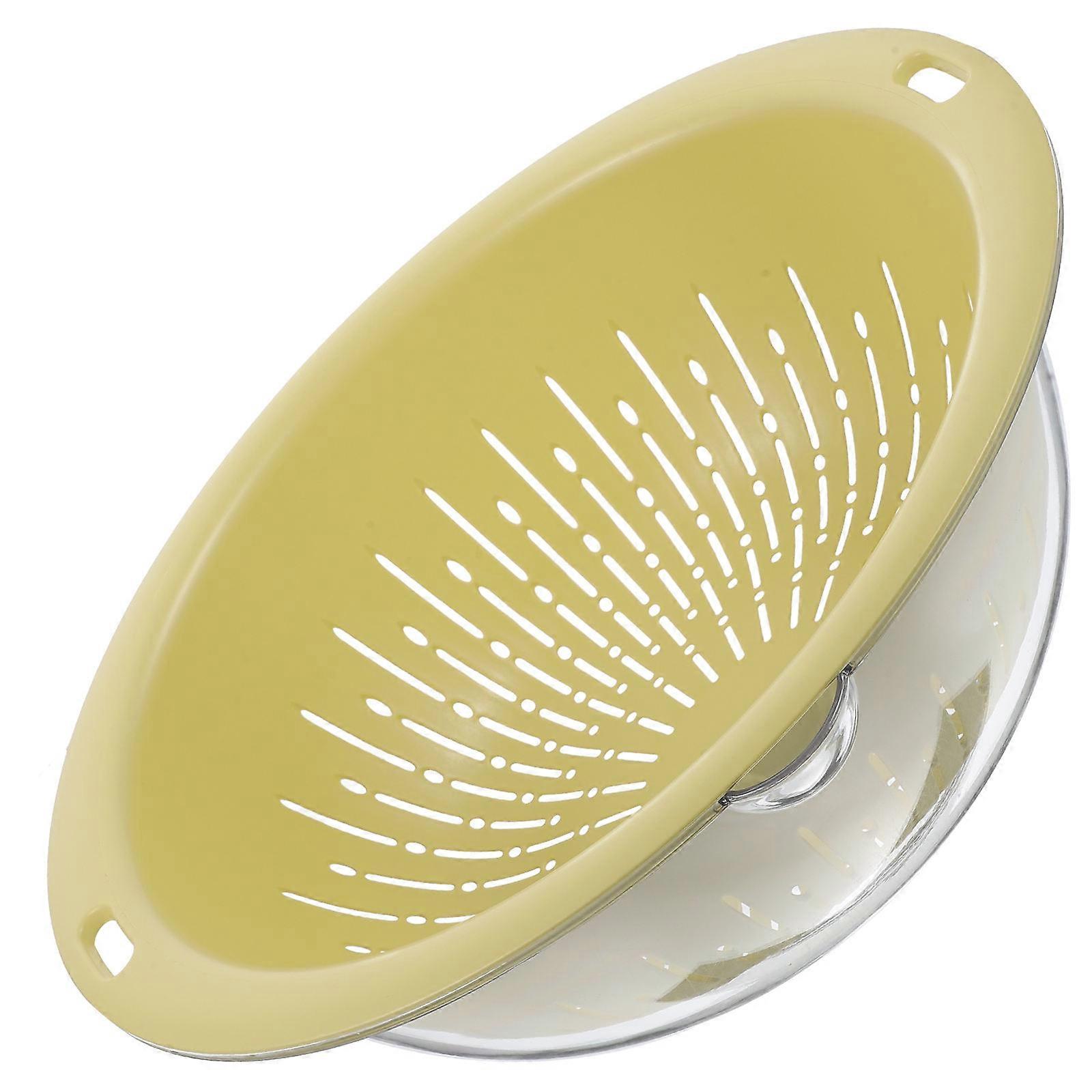 Fruit Washing Colander Basket Double-Layered for Kitchen 3Pcs Set
