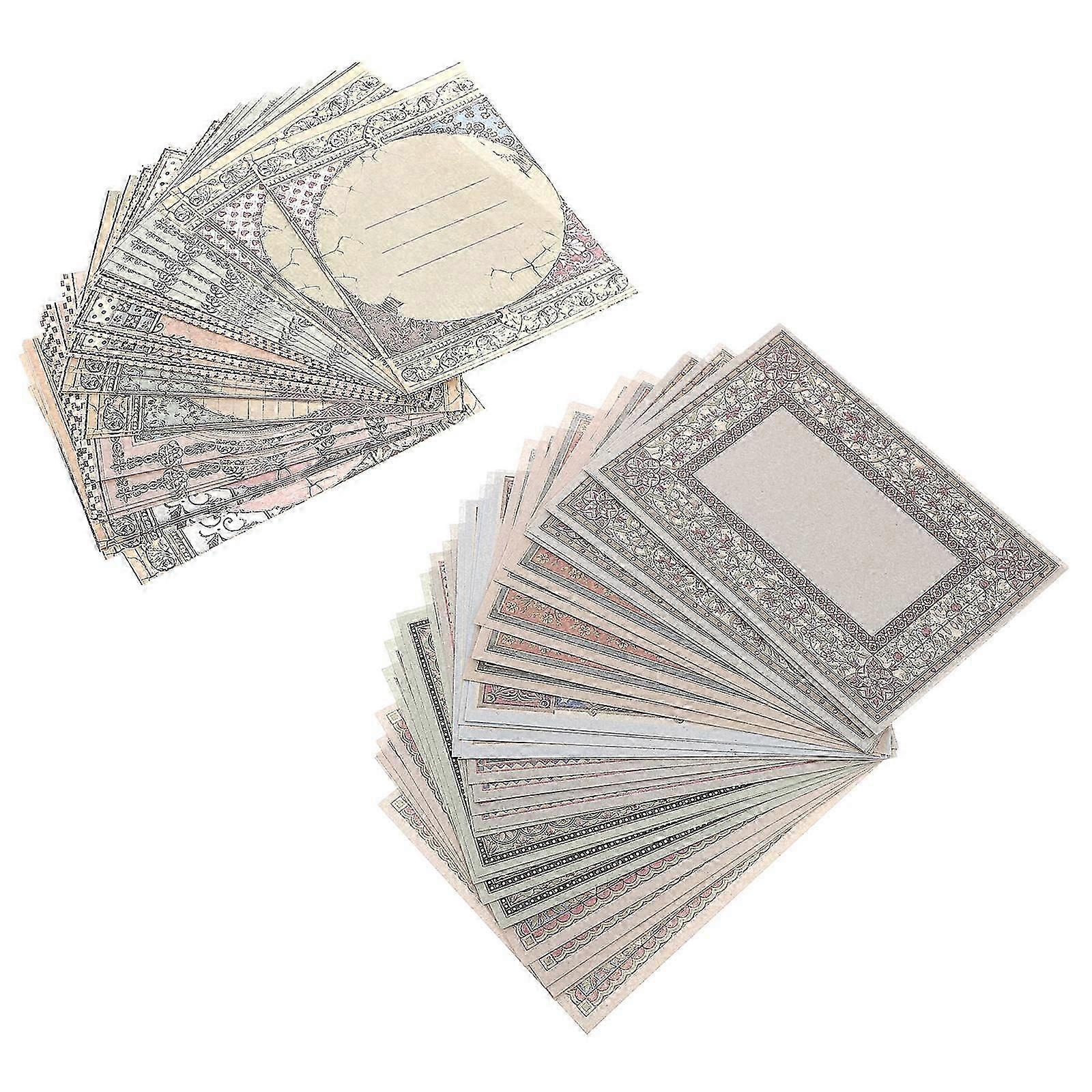 Journal DIY Material for Scrapbook Projects 60Pcs Multi Color Papers