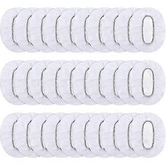 100 Pack Clear Disposable Ear Protectors Waterproof Ear Covers For Hair Dye, Shower