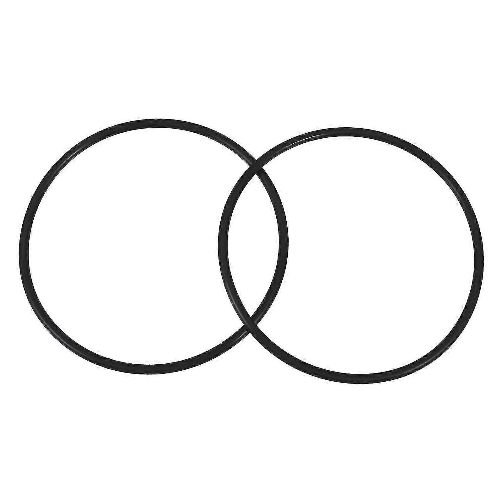 Durable Rubber O-Ring for Chlorinator Feeder Top Cover, 2Pcs