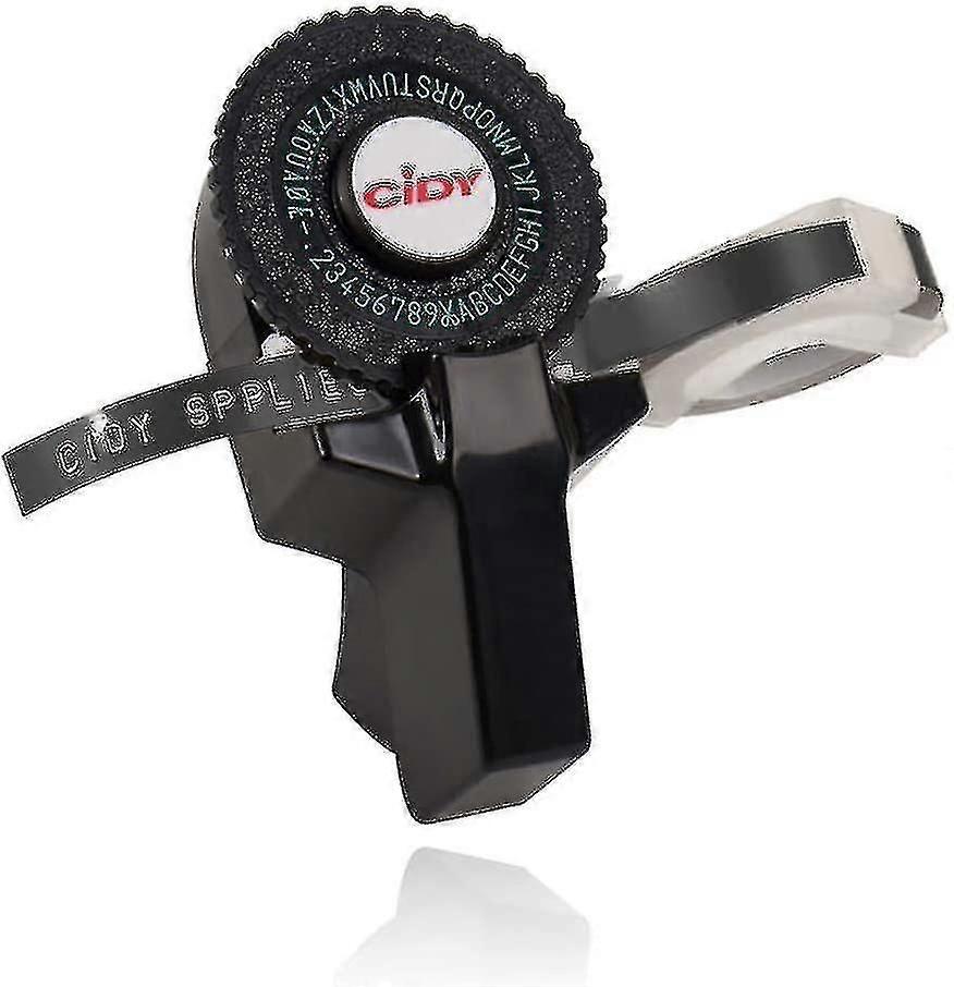 Mini Label Printer, Label Embossing Device With 2 Adhesive Rolls.