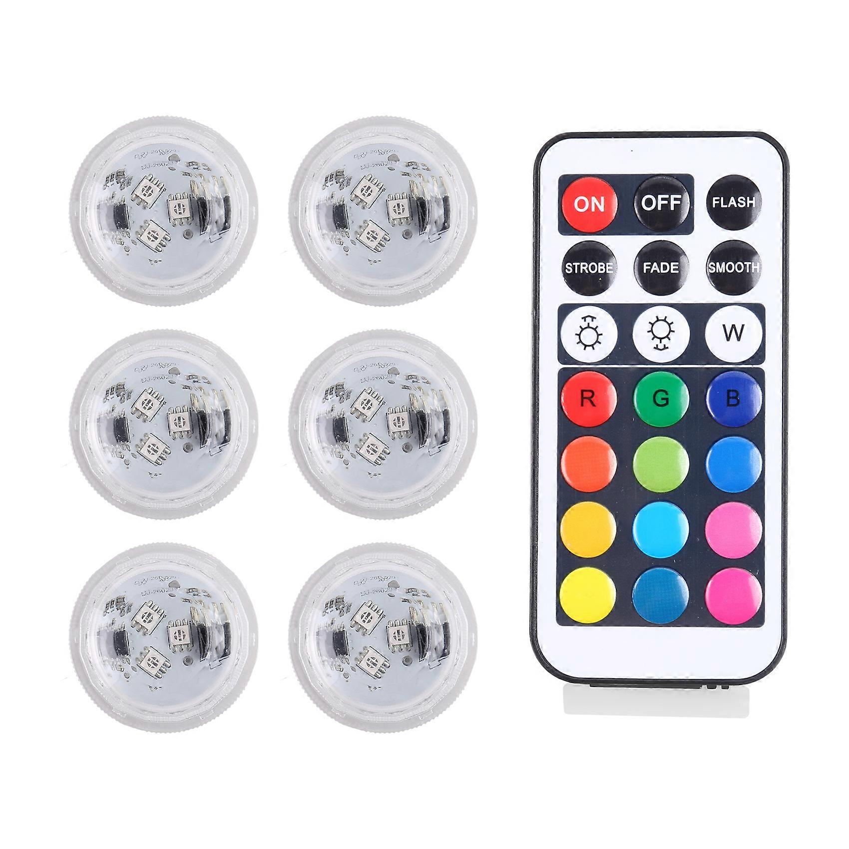 RGB Night Light with Wireless Remote Control LED Remote Control Waterproof Light 3D Printer Model Standard Components