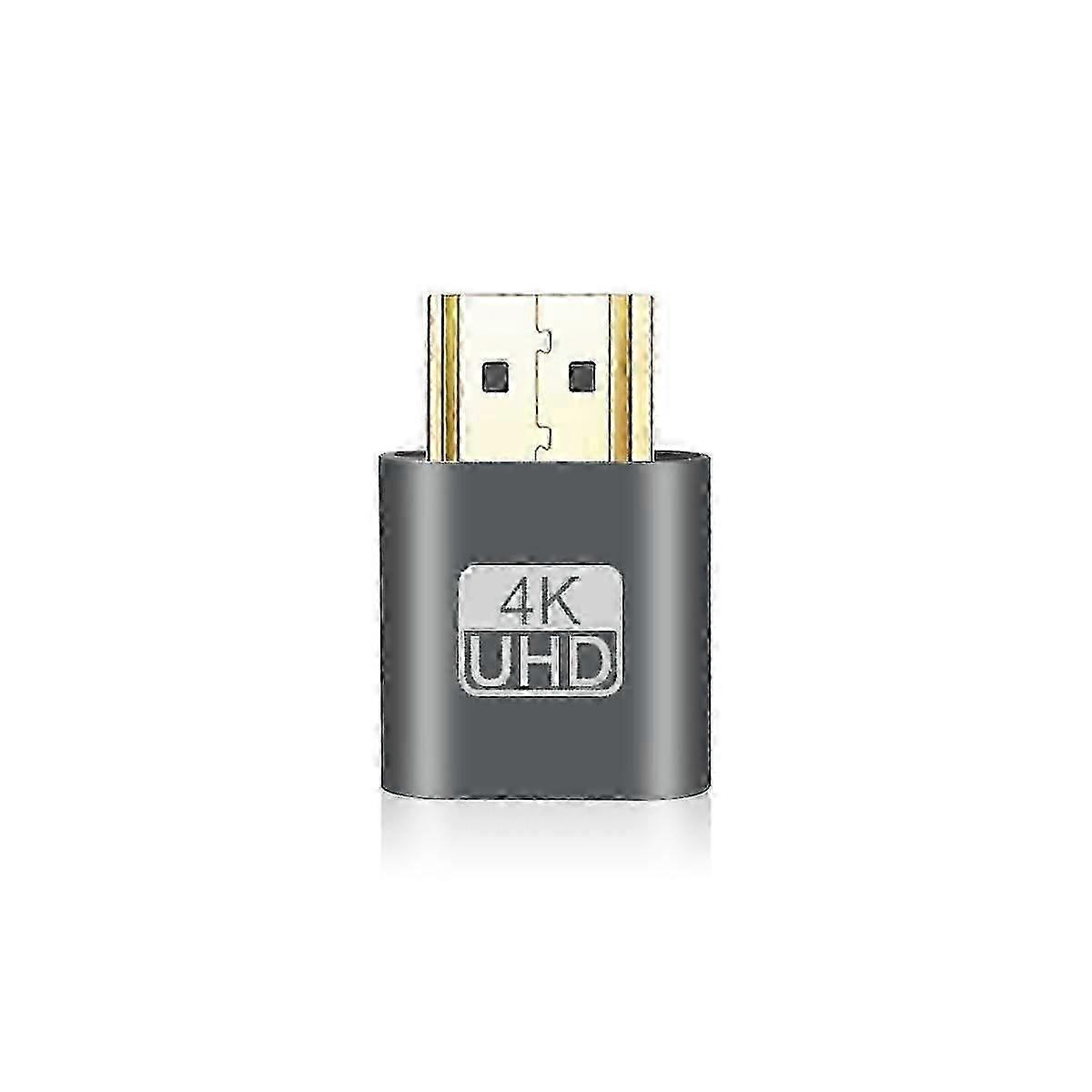 10Pcs -Compatible Virtual Display Adapter 4K EDID Dummy Plug Headless Ghost Display Emulator Video