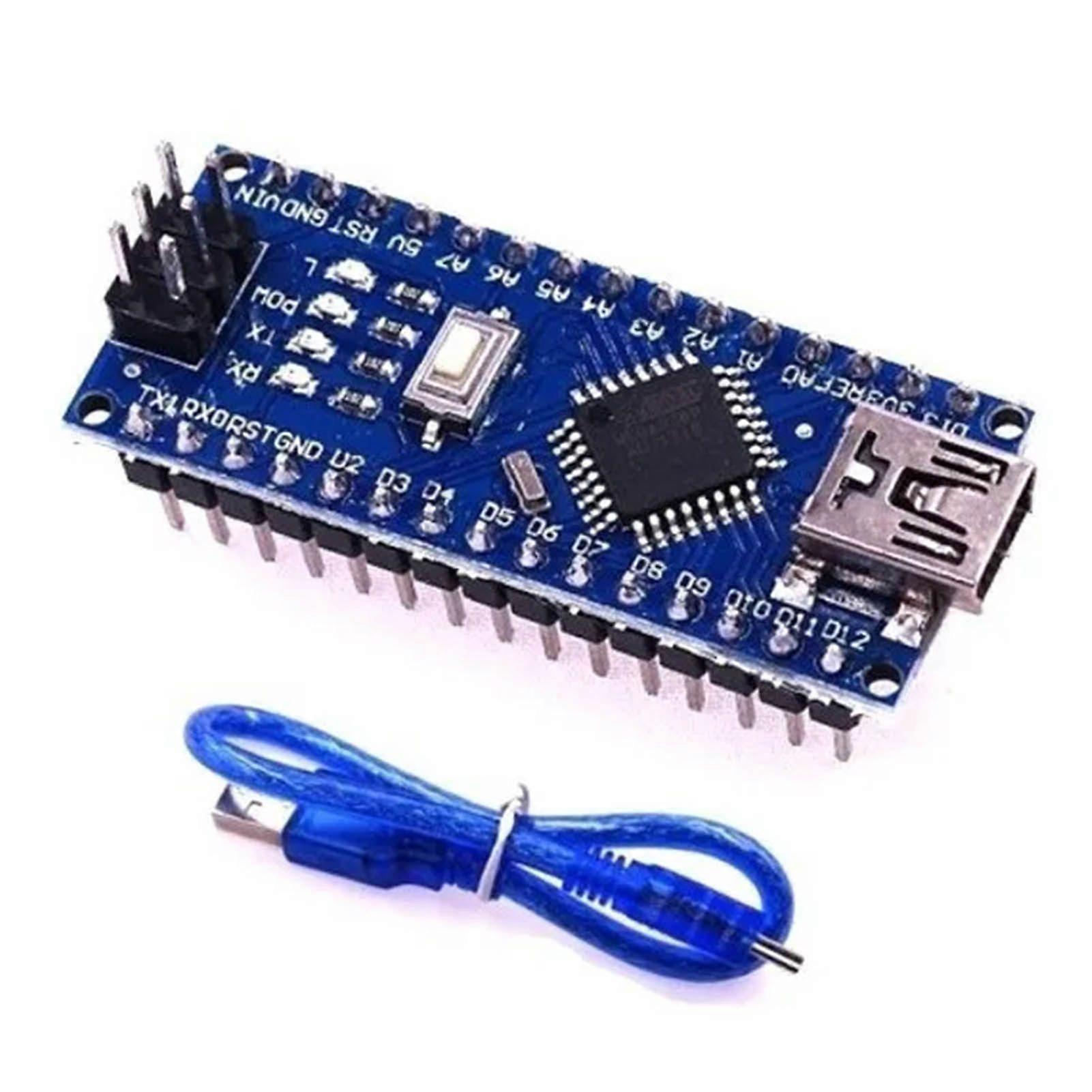 Development Board for ATMEGA328P Improved Version Learning Board Module with USB Cable
