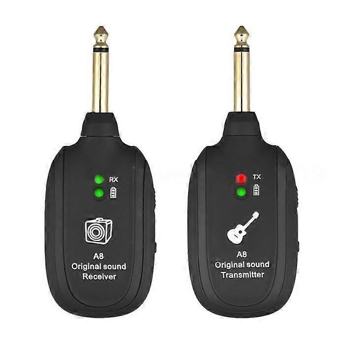 Built-in rechargeable UHF wireless guitar system receiver