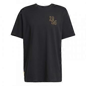 Camiseta de manga corta de algodón grueso para hombre Adidas Real Madrid CF