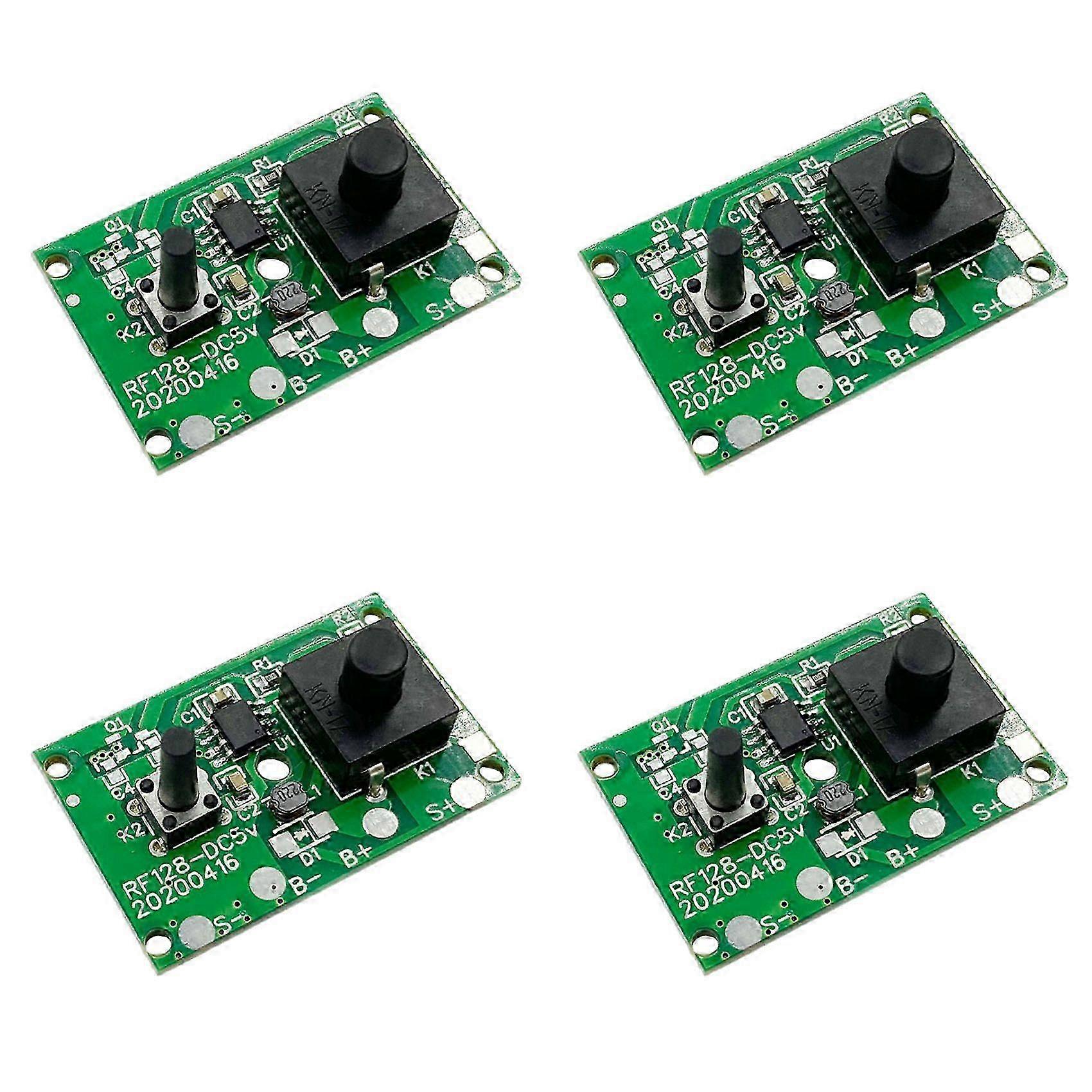 4X 1.2V Solar Lamp String Control Board Circuit Board with Switch Solar Street Light Control Panel Controller Module