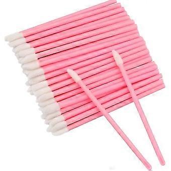Lip Brush, Disposable Lip Brushes Lip Gloss Applicators Lipstick Gloss Wands Applicator Perfect Makeup Tool Kits (pink)50pcs