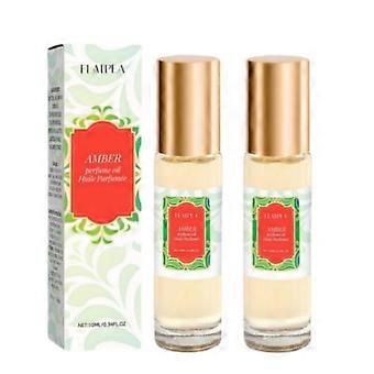 Aceite de perfume ámbar roll-on 1-3x - Perfume sin alcohol para mujer y hombre de Nemat Fragrances 10 ml / 0.33 fl oz