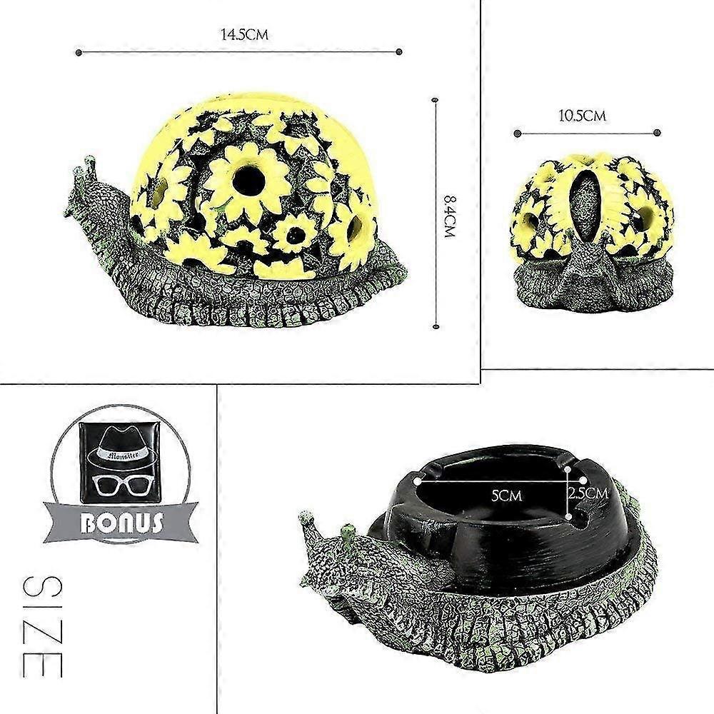 Ashtray Creative Snail Ashtray Craft Decoration