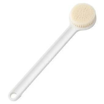 Long Handle Back Scrubber Bath Brush Soft Bristle Exfoliating Shower Brush with Hanging Hole Body Cleansing Tool compatible with Bathroom