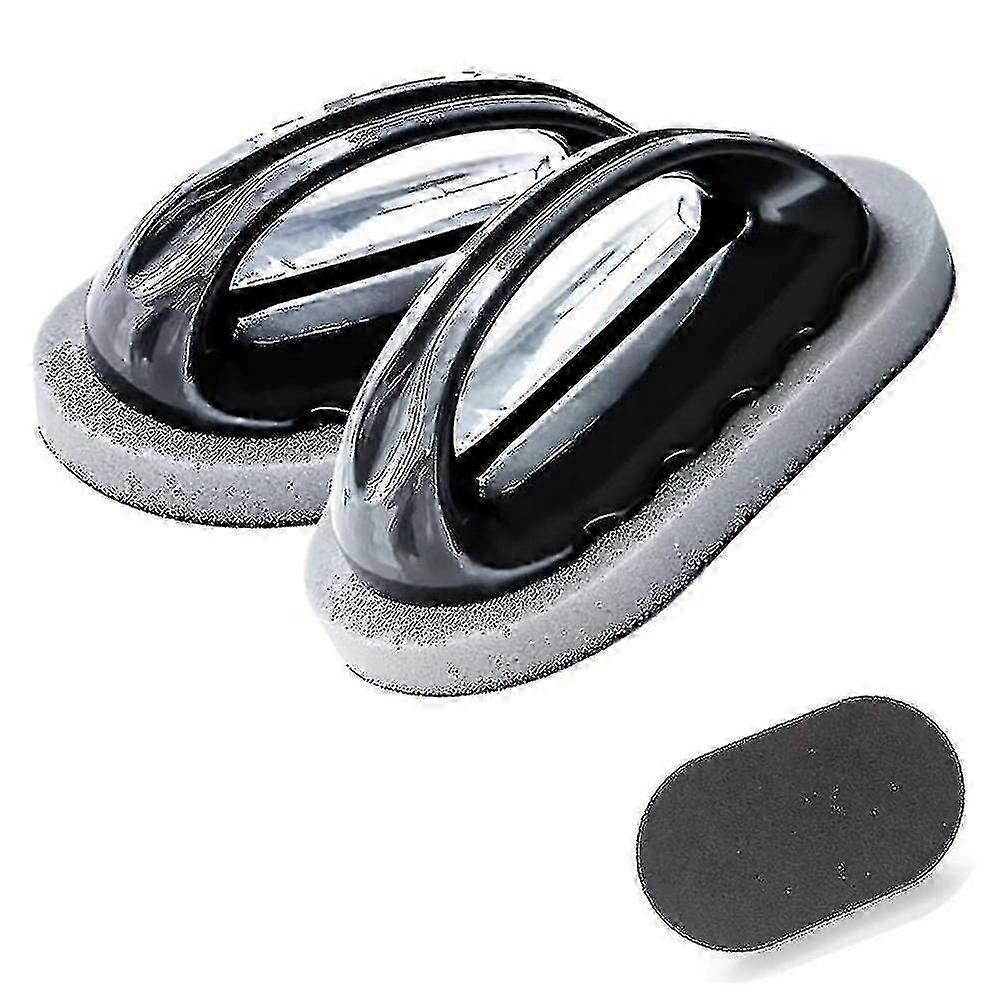 2pcs Emery Sponge Kitchen Pot Brush With Handle, Rust Cleaning Tool