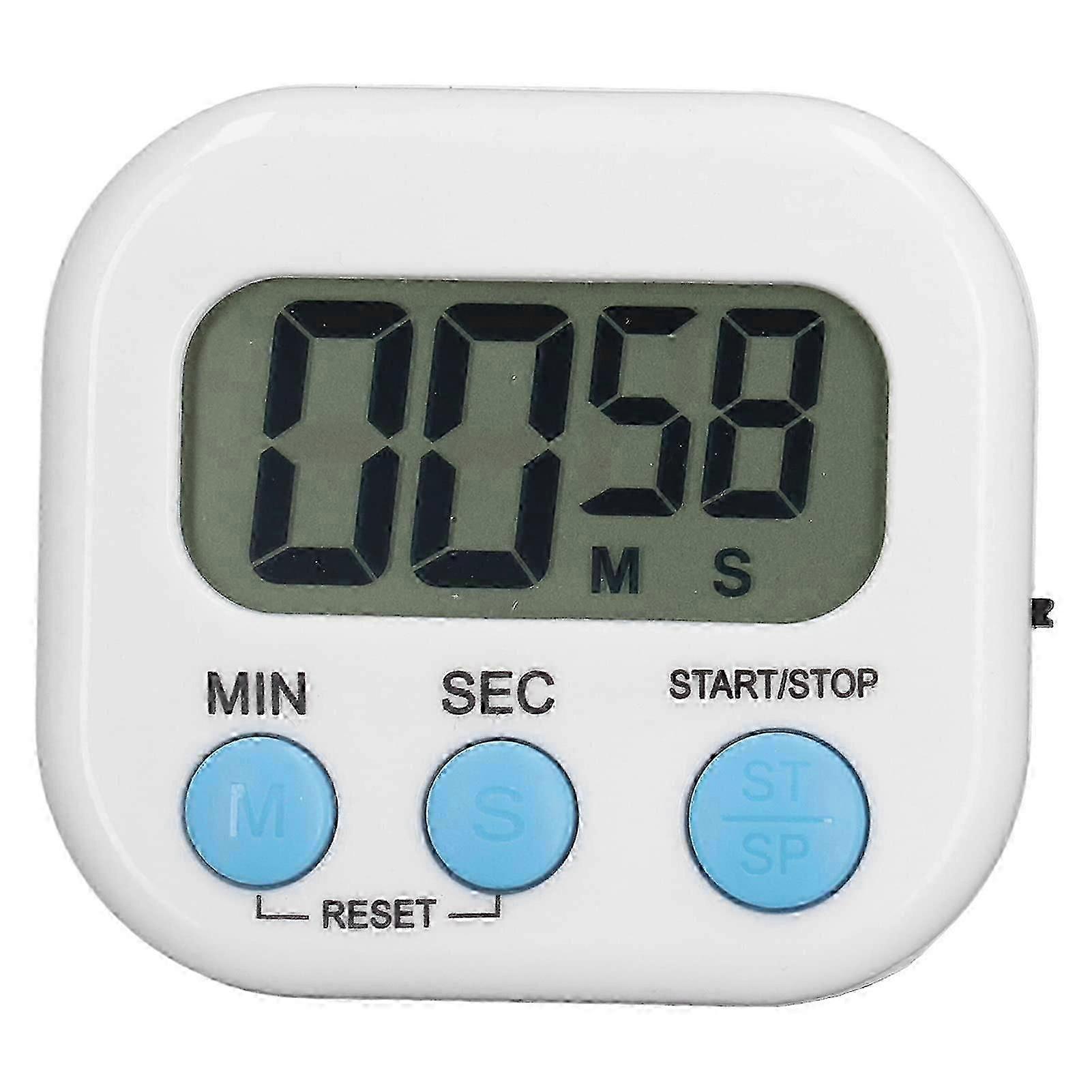 Digital Kitchen Timer, Large Screen Display, Loud Clear Alarm, Easy Switch Control, Battery Powered, Timing, Countdown, Memory Functions, for Cooking,