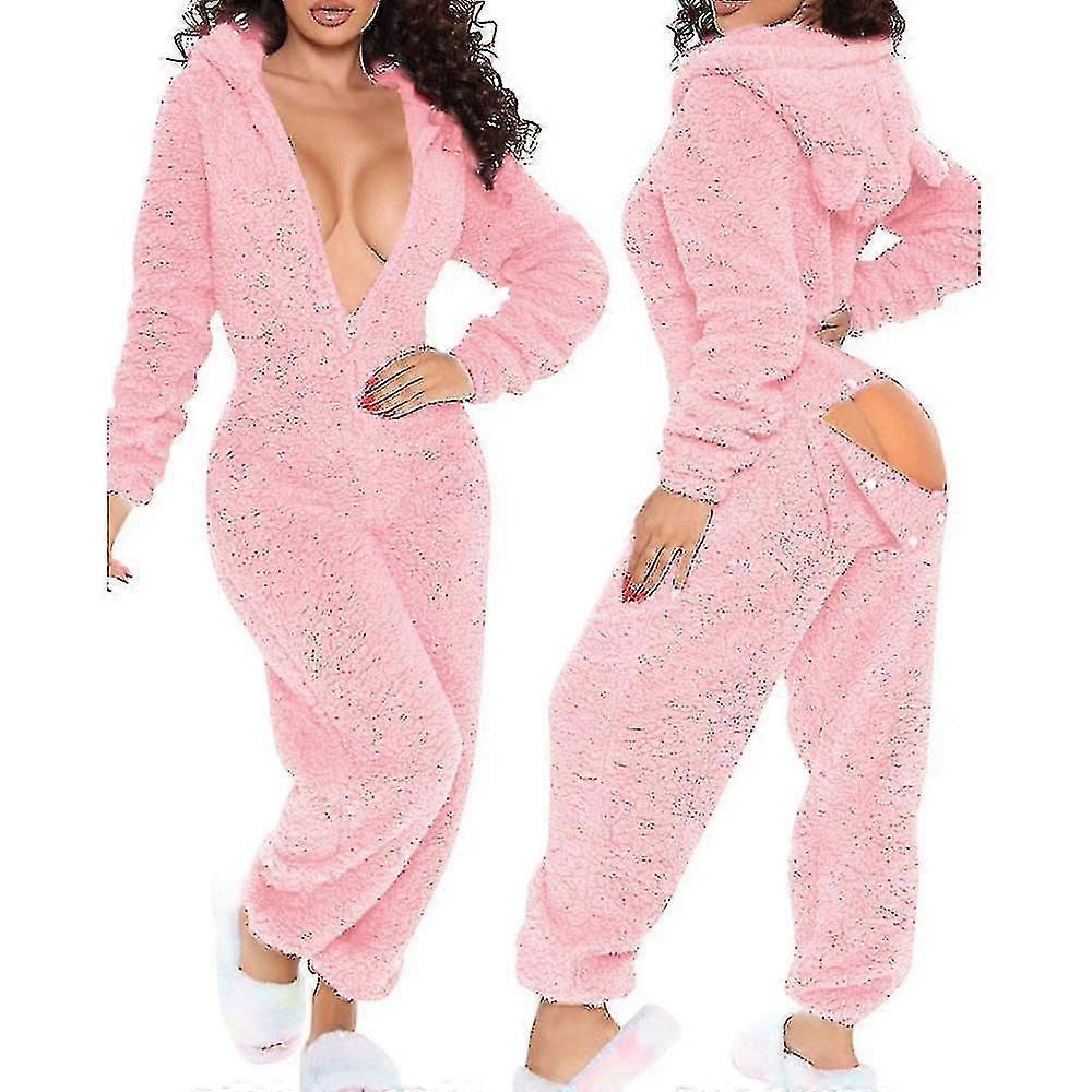 Pyjama long et chaud brossé