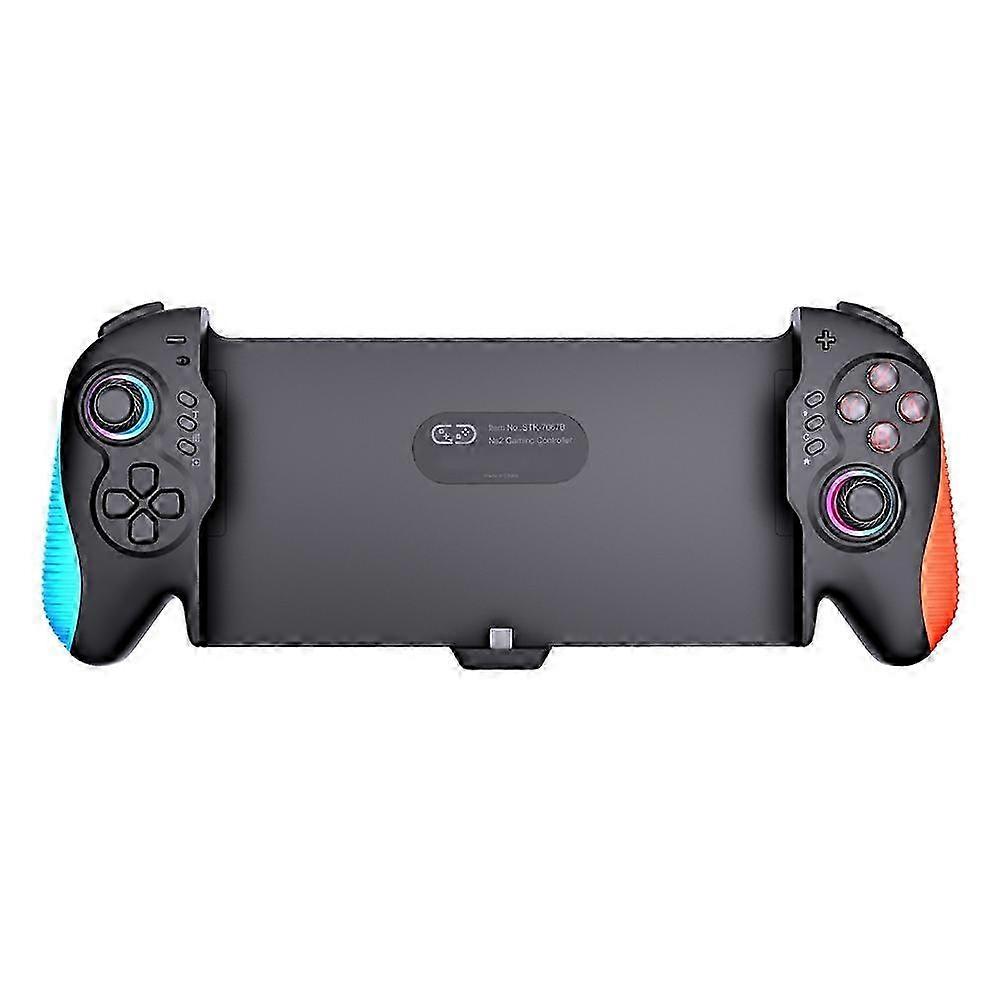 Wired Controller compatible with Switch 2 with Hall Joystick Macro Function RGB Lighting Dual Vibratio One-Click Instant Wake-Up