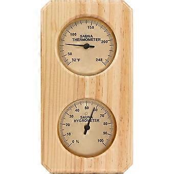 Thermomtre og hygromtre de sauna Plus tard 2 i 1. Indikator vertikal. Mesure de la temprature et de l'humidit intrieures pour sauna.