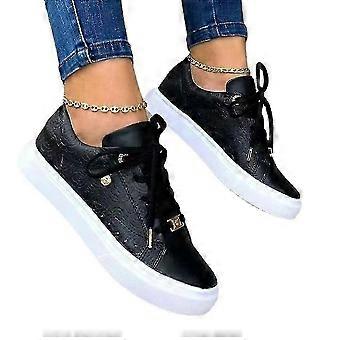 Damesko Sneakers Snøresko Tennis Jogging Gymnastiksko Komfortable Casual Sko