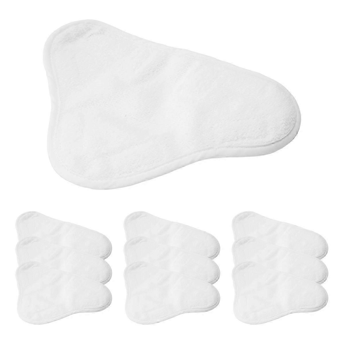 10-Pack Replacement Microfiber Pads for Steam Mop
