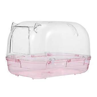 Bath Toys Hamster Bathroom Basin for Pet Use Transparent Plastic Tub