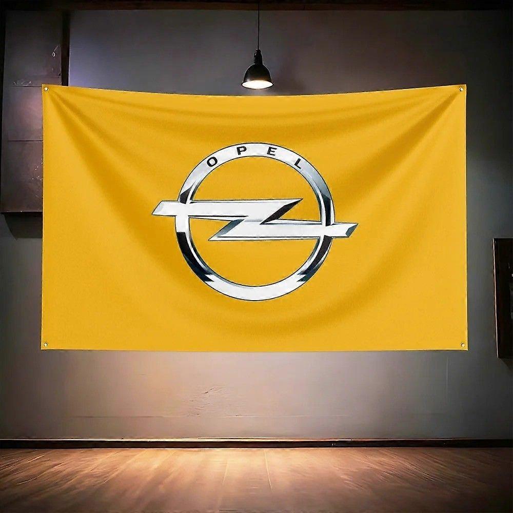 Opel bil bil flagbanner ED-0339