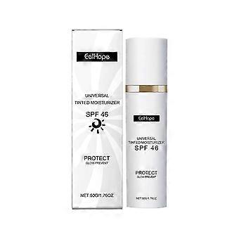 Anti-Aging Tinted Moisturizer SPF 46 Sheer Face Sunscreen & Lightweight Makeup with Broad Spectrum UV Protection Hydrating Skin Care & Face Moisturi