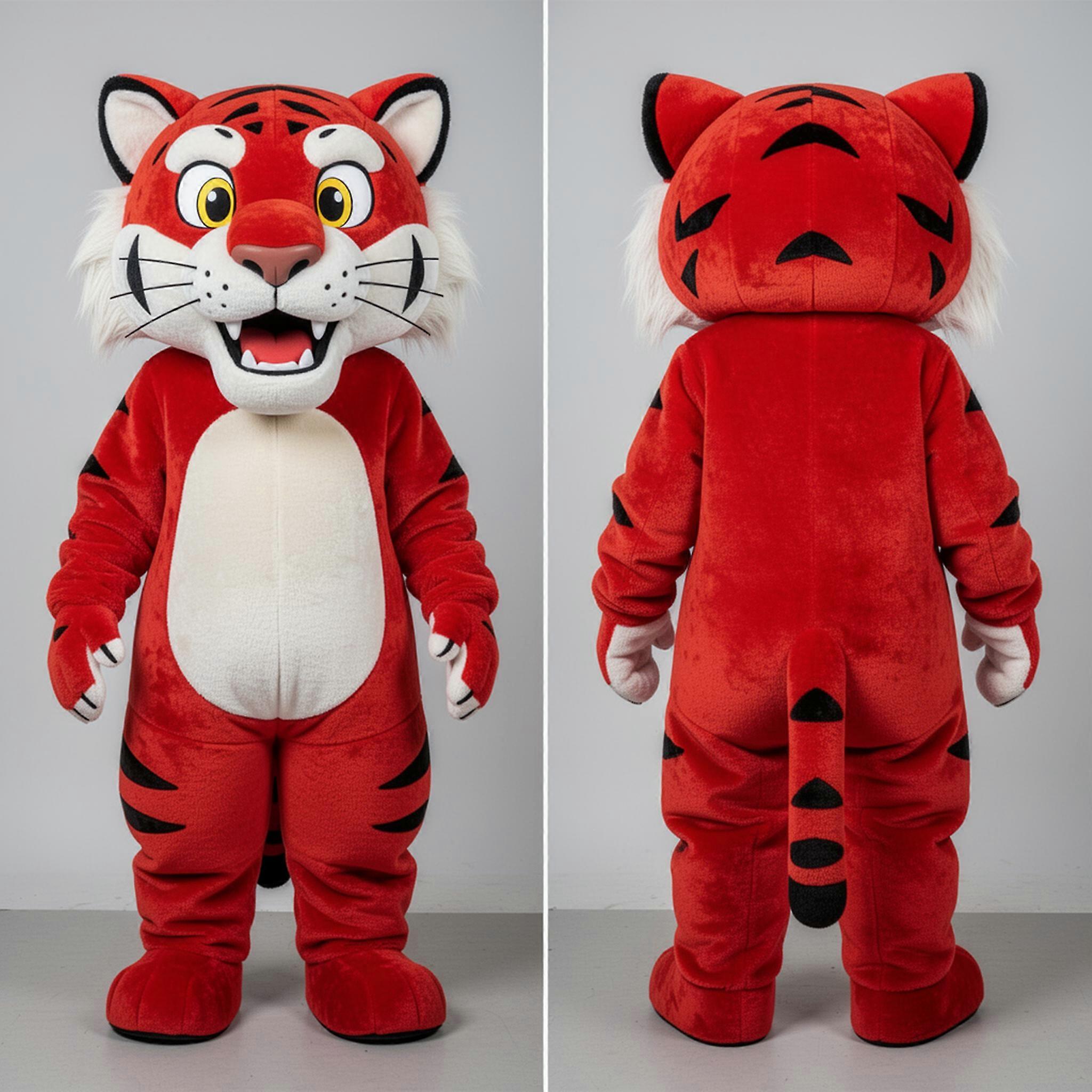 MASTICOT Crimson Broad Shouldered Smilodon Mascot