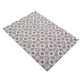 Miniature Dollhouse Mat Flooring Tiles for Dollhouse Decor PU
