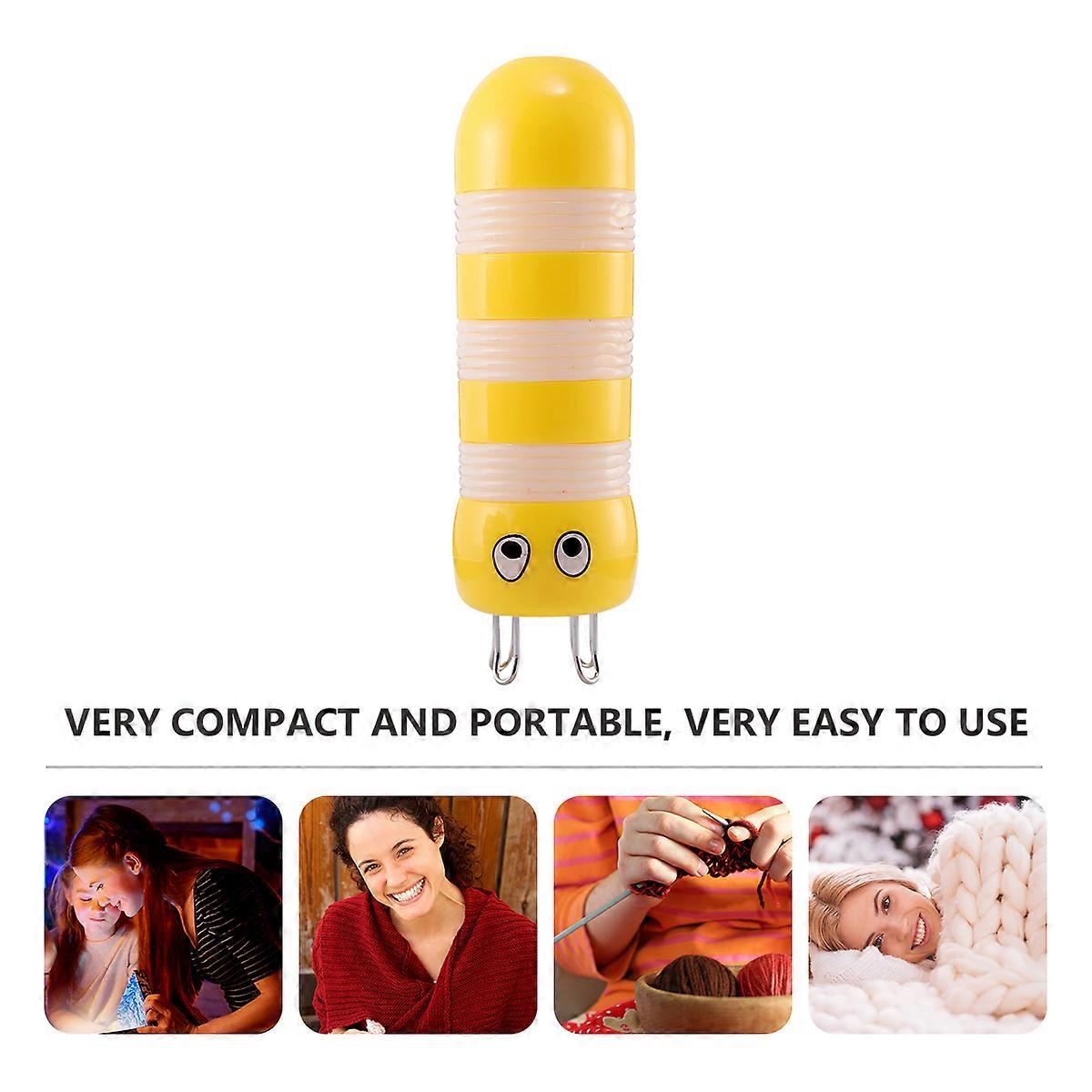 Durable Plastic Rope Braid Machine for Knitting Use 1Pcs Yellow Device