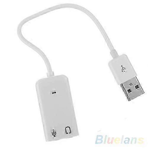 Virtual 7.1 USB Audio Adapter Plug-and-Play