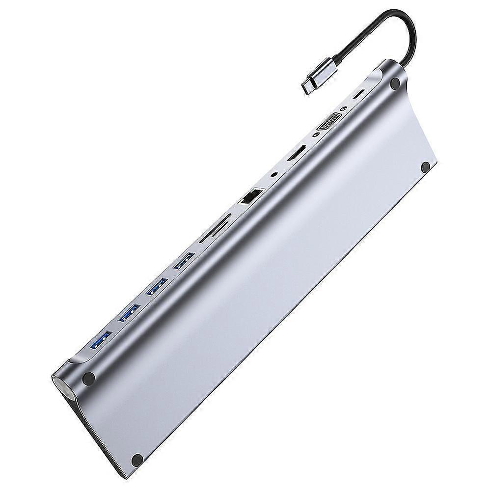 AD-059 11 in 1 USB-C / Type-C Multifunctional Docking Station HUB