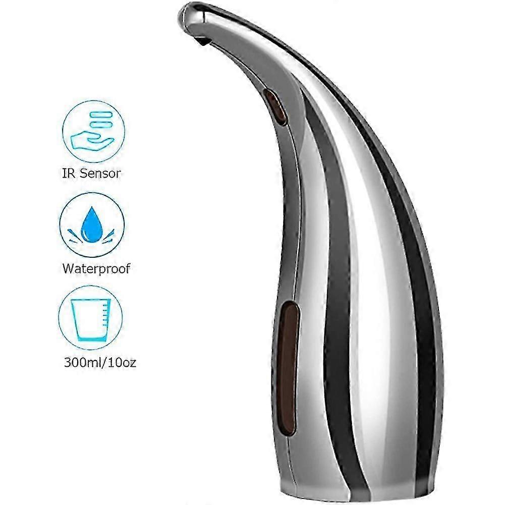 Soap Dispenser Automatic,with Infrared Motion Sensor,Silver