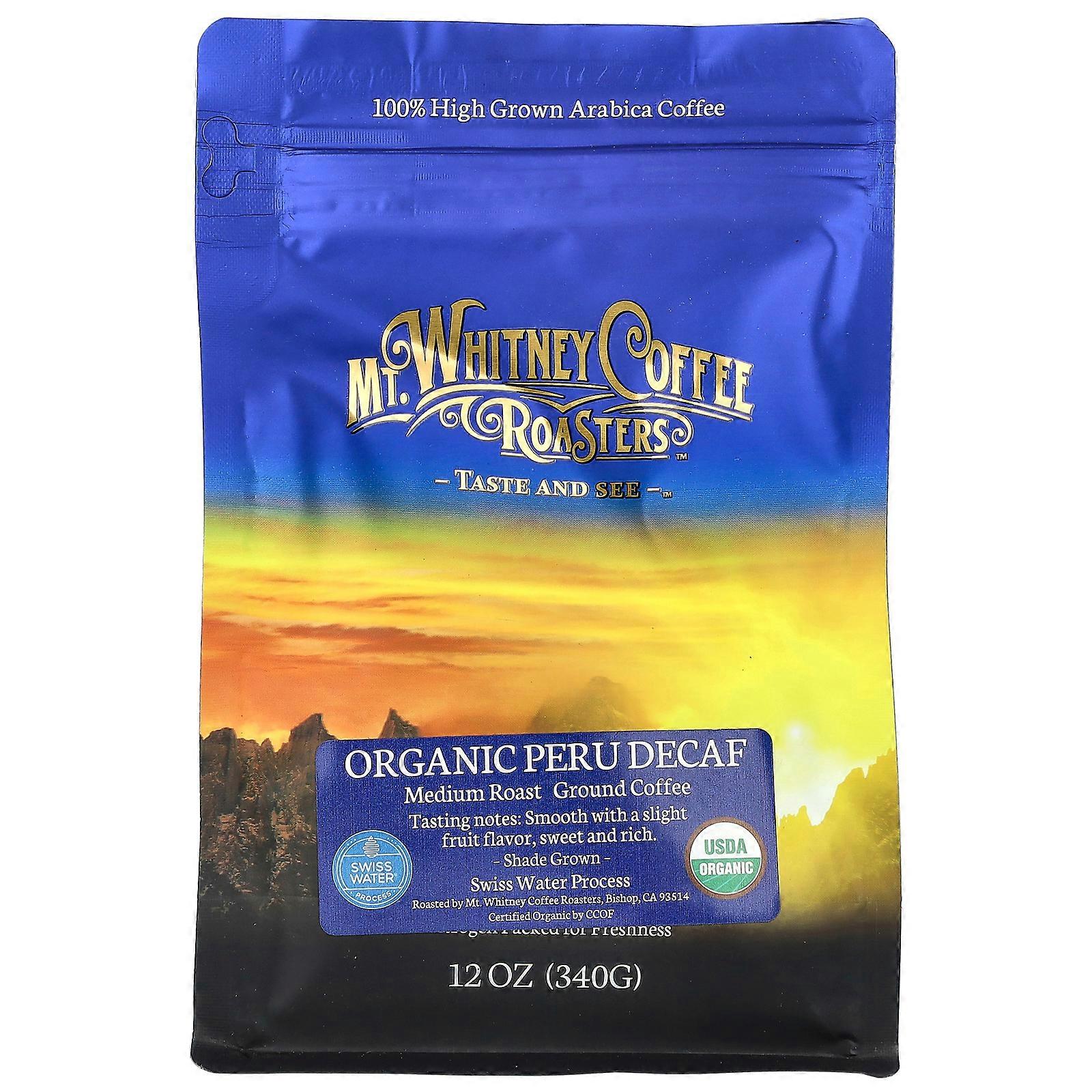 Mt. Whitney Coffee Roasters, Ground Coffee, Medium Roast