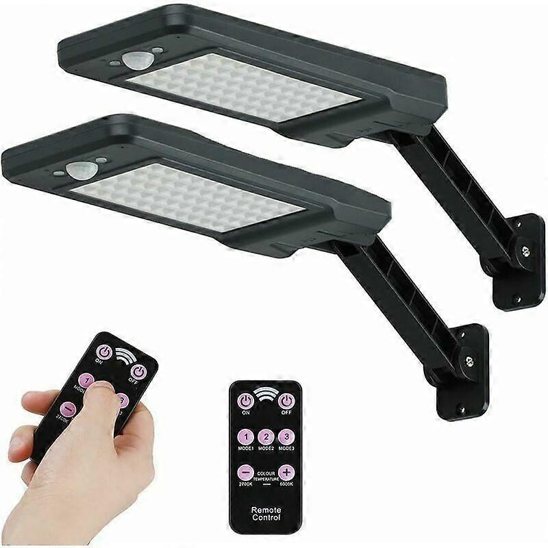LED Solar Outdoor Lights, Adjustable Angle, 3 Modes, Motion Sensor, IP56