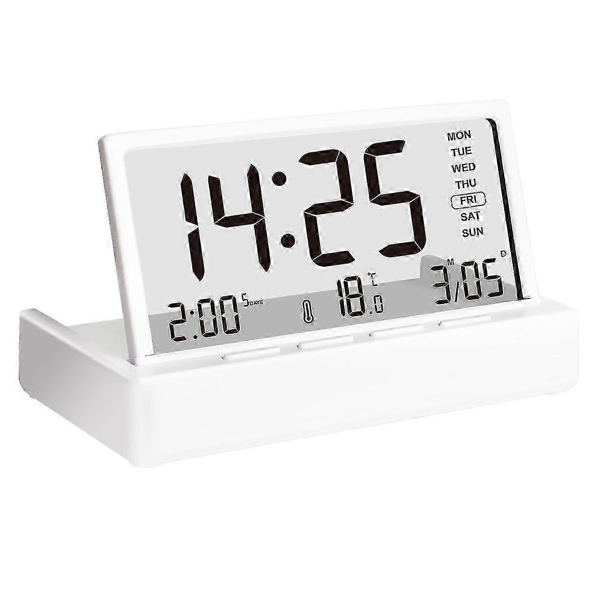 Foldable Transparent LED Alarm Clock