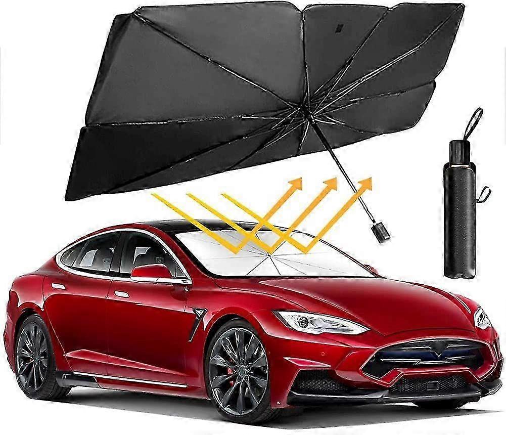 Umbrella-Style UPE Car Sun Shade