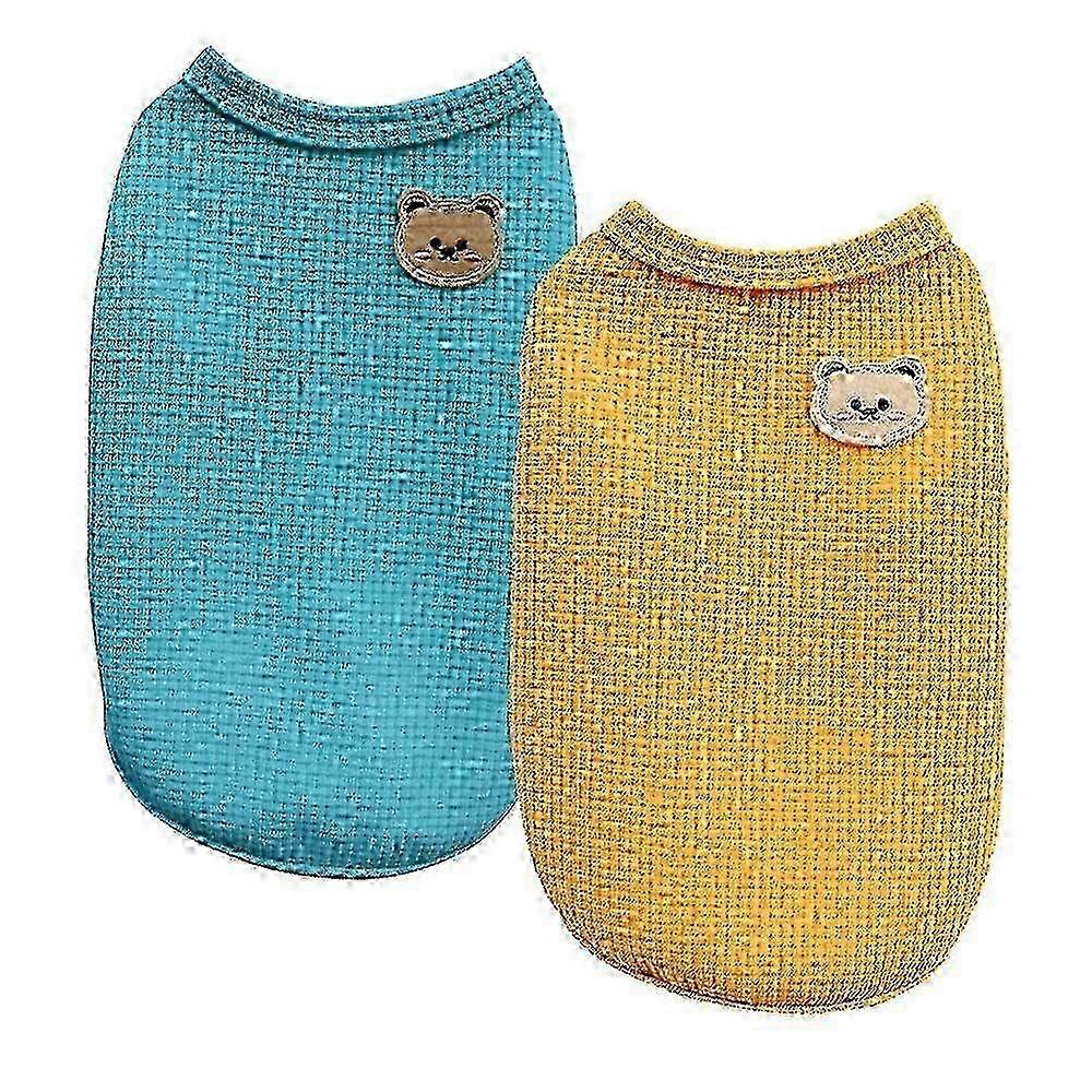 2PCS Breathable Small Pet Vest