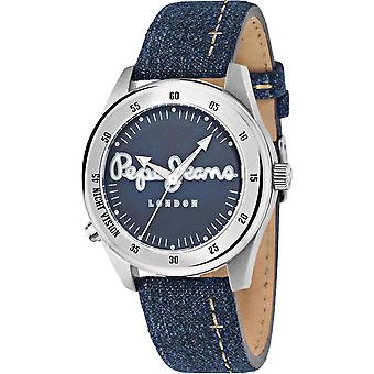 Pepe jeans watches disco-tech Watch for Women Analog Quartz with Cowhide Bracelet R2351118003
