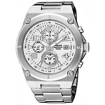 Pulsar cordoba Quartz Analog Man Watch with PF8227X1 Stainless Steel Bracelet