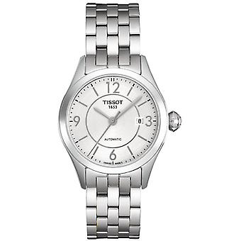 Katso Tissot SRA t-One aut. ESR. Plat. Swiss automaattinen analoginen naisten Watch ruostumattomasta teräksestä ranne koru T0380071103700
