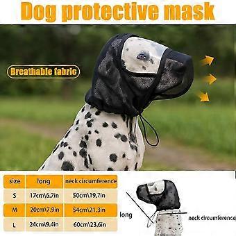 Dog Protective Mask Prevent Mosquito Bites Prevent Dog Eating Randomly Mask Pet Supplies Size
